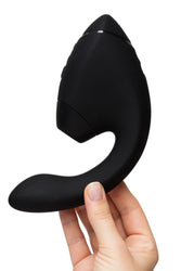 Womanizer - Next Duo Dual Stimulation Vibrator - Black - Stag Shop