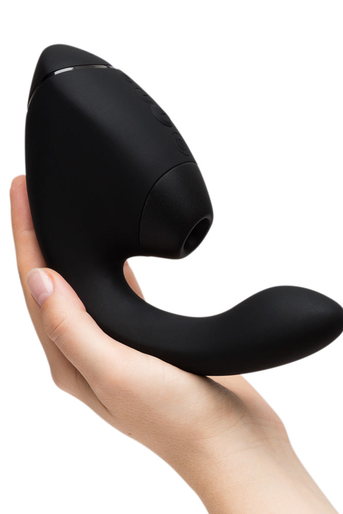 Womanizer - Next Duo Dual Stimulation Vibrator - Black - Stag Shop