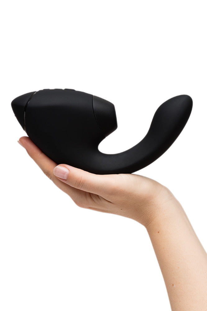 Womanizer - Next Duo Dual Stimulation Vibrator - Black - Stag Shop
