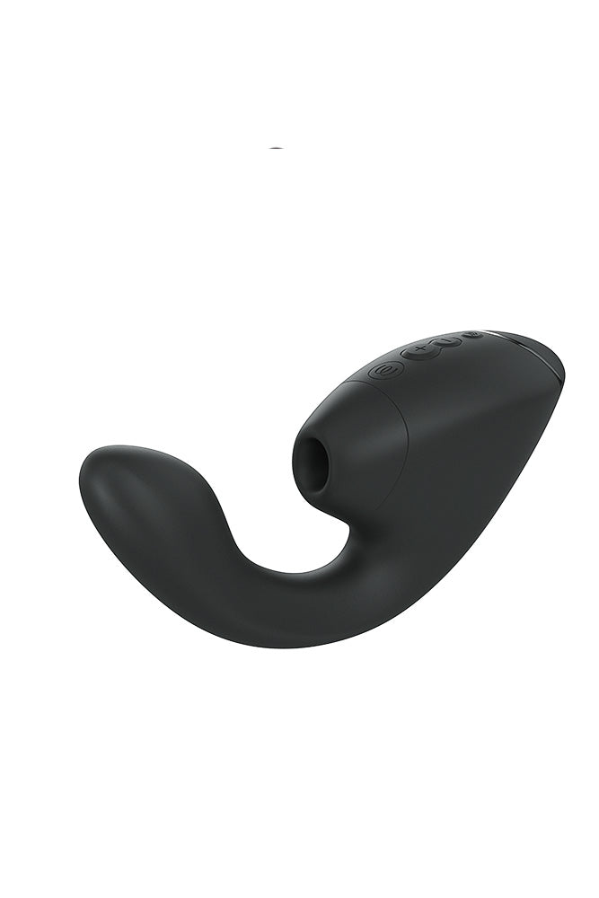 Womanizer - Next Duo Dual Stimulation Vibrator - Black - Stag Shop