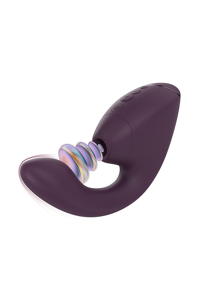 Womanizer - Next Duo Dual Stimulation Vibrator - Purple - Stag Shop