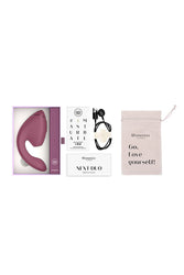 Womanizer - Next Duo Dual Stimulation Vibrator - Dusky Pink - Stag Shop