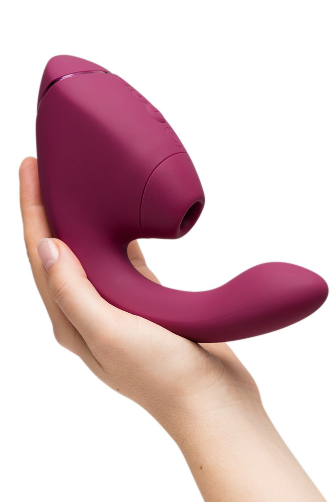 Womanizer - Next Duo Dual Stimulation Vibrator - Dusky Pink - Stag Shop