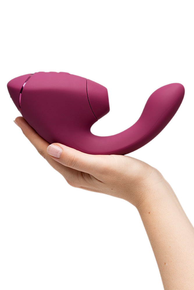 Womanizer - Next Duo Dual Stimulation Vibrator - Dusky Pink - Stag Shop