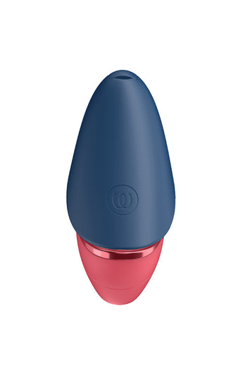 Womanizer - Next Liberty Travel Friendly Clitoral Stimulator - Red/Blue - Stag Shop