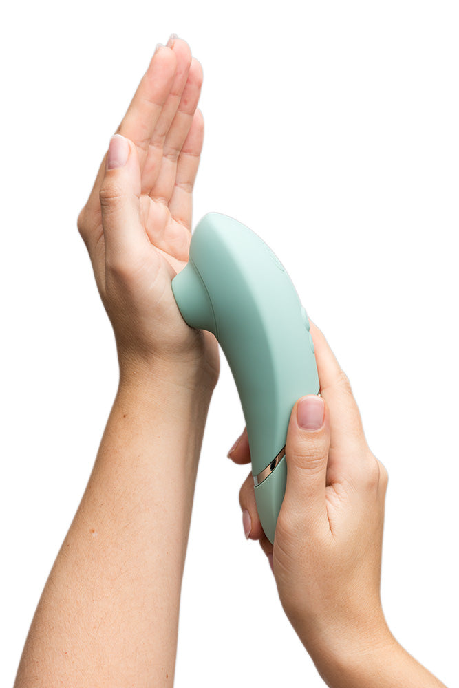 Womanizer - Next Clitoral Simulator - Sage Green - Stag Shop