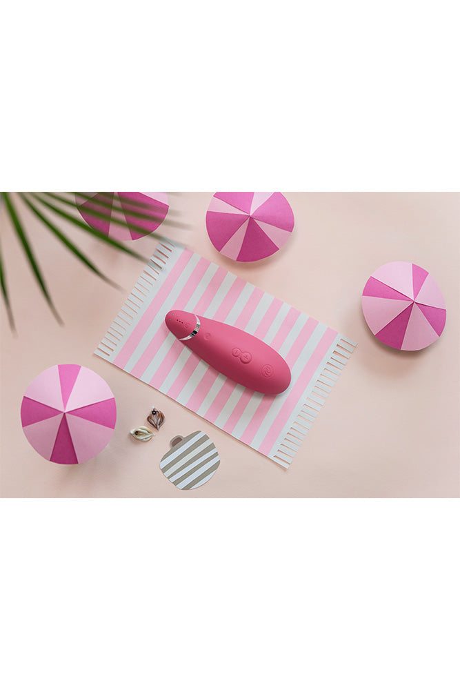 Womanizer - Premium 2 Clitoral Stimulator - Raspberry - Stag Shop