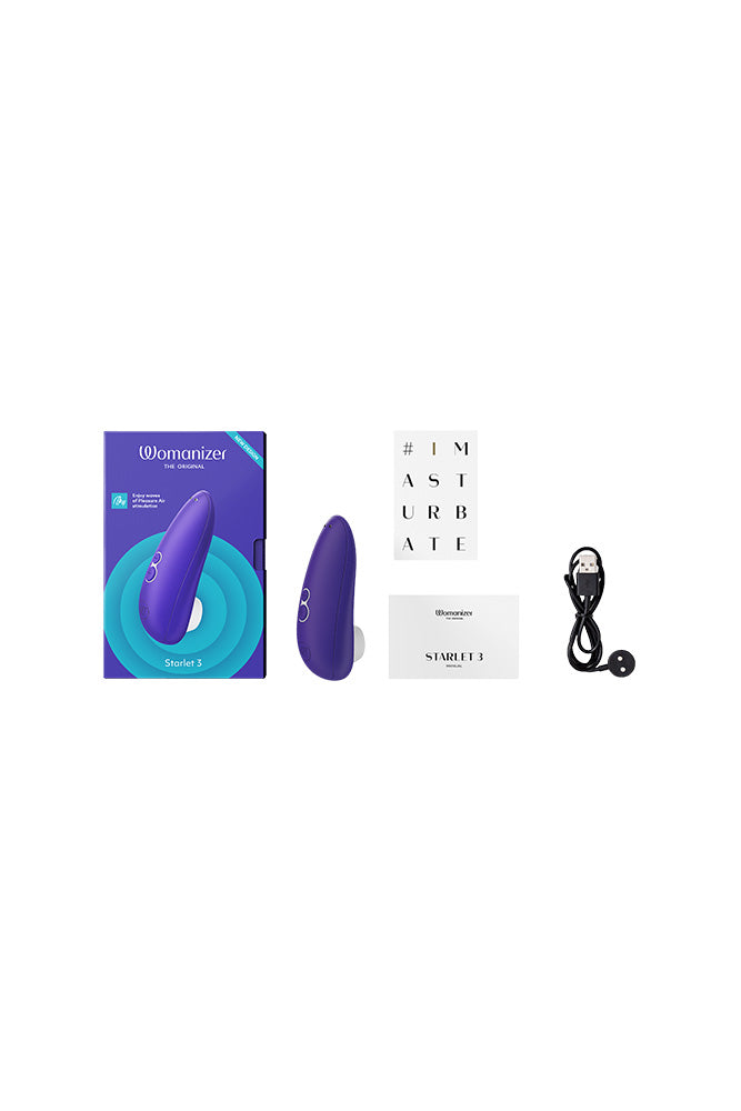 Womanizer - Starlet 3 Mini Clitoral Stimulator - Indigo - Stag Shop