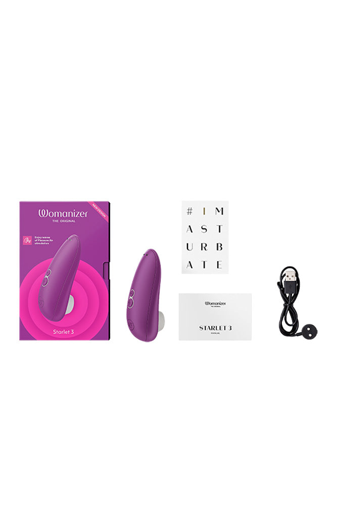 Womanizer - Starlet 3 Mini Clitoral Stimulator - Violet - Stag Shop