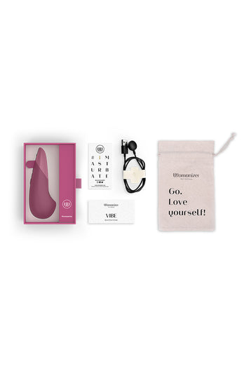 Womanizer - Vibe Lay On Vibrator - Dusky Pink - Stag Shop