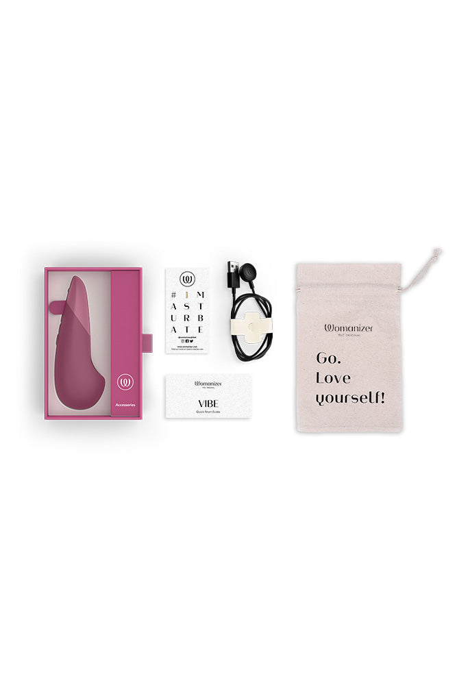 Womanizer - Vibe Lay On Vibrator - Dusky Pink - Stag Shop