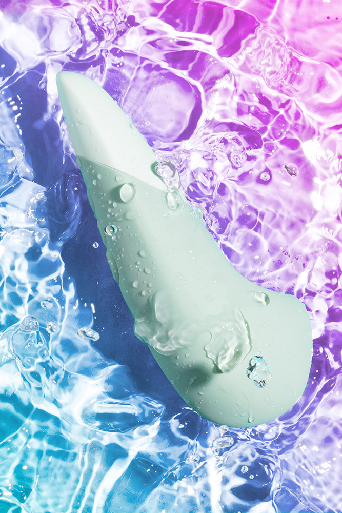 Womanizer - Vibe Lay On Vibrator - Sage - Stag Shop