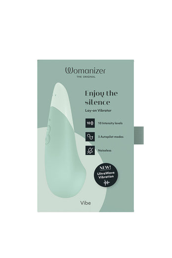 Womanizer - Vibe Lay On Vibrator - Sage - Stag Shop