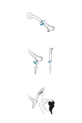 Womanizer - Wave Wall Mount Installation Set - Silver - Stag Shop
