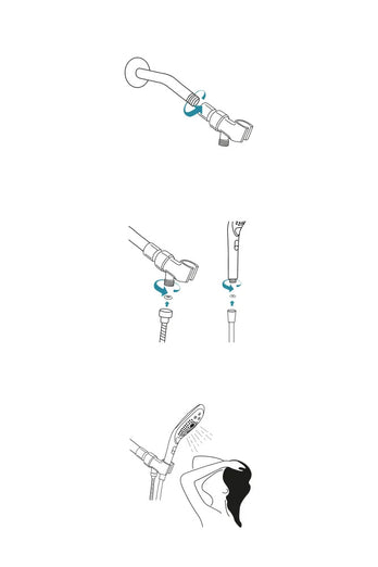 Womanizer - Wave Wall Mount Installation Set - Silver - Stag Shop