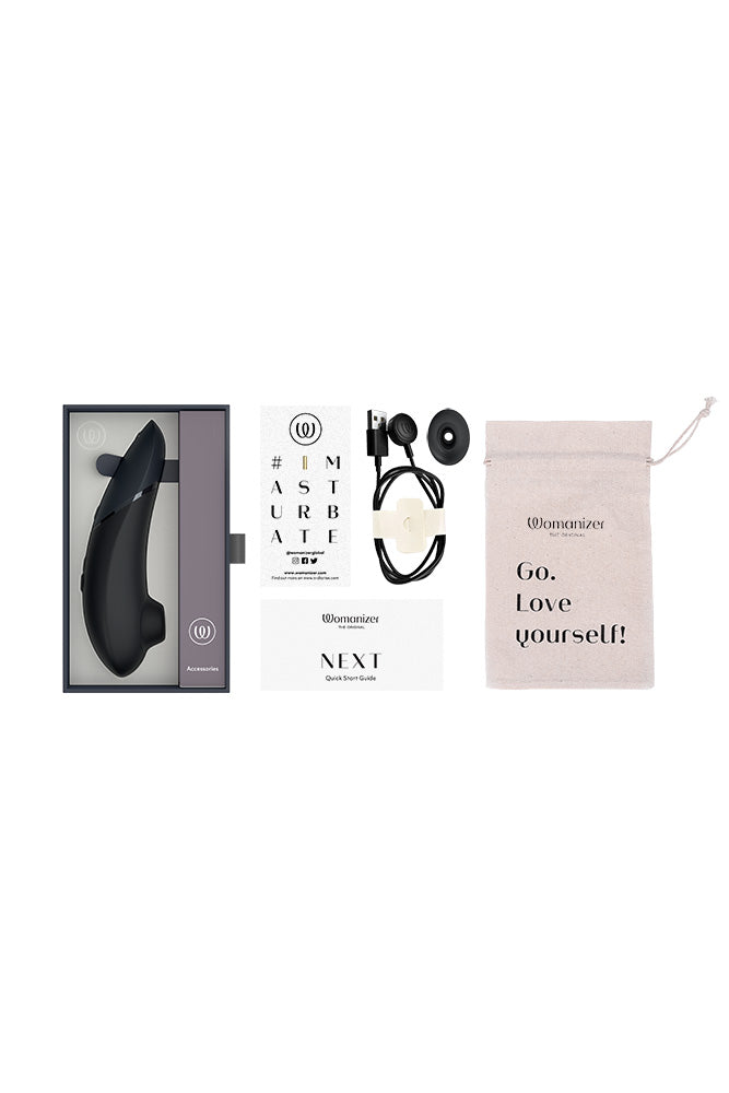 Womanizer - Next Clitoral Simulator - Black - Stag Shop