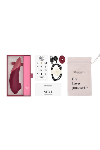 Womanizer - Next Clitoral Simulator - Bordeaux - Stag Shop