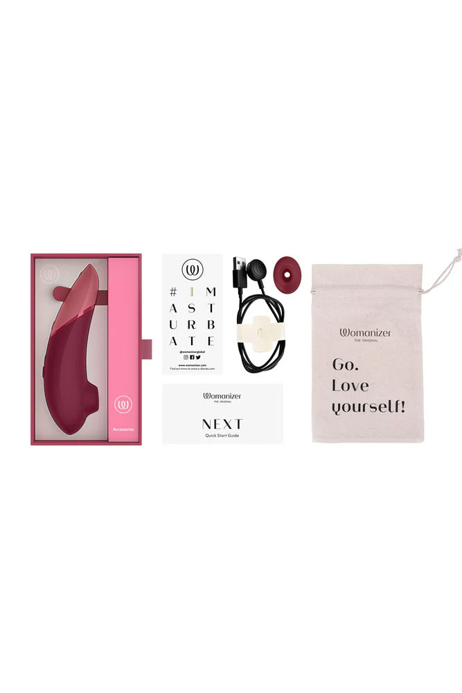 Womanizer - Next Clitoral Simulator - Bordeaux - Stag Shop