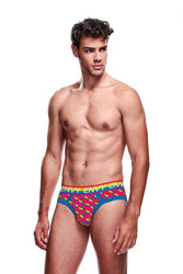 X-Gen - BLE302 - Rainbow Hearts Brief - Stag Shop