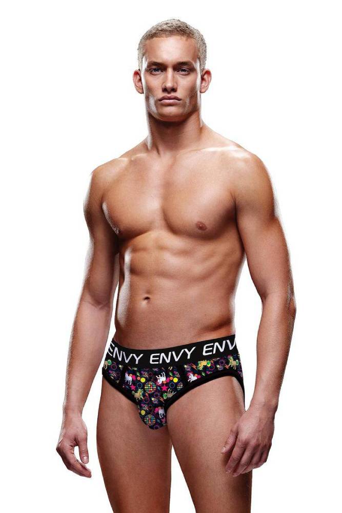 X-Gen - BLE304 - Disco Unicorn Bubble Butt Jock - Stag Shop