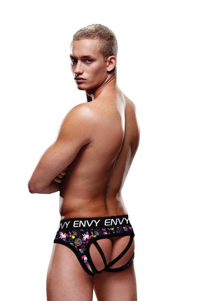 X-Gen - BLE304 - Disco Unicorn Bubble Butt Jock - Stag Shop