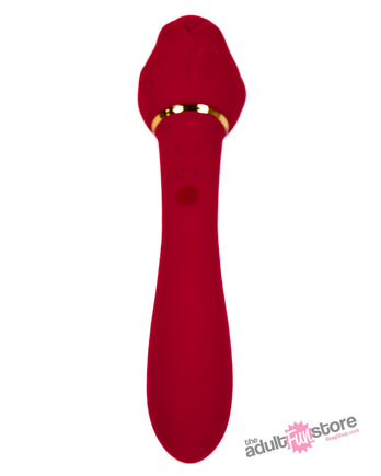 X-Gen - Secret Kisses - Rosegasm Twosome Dual Ended Vibrator - Red - Stag Shop