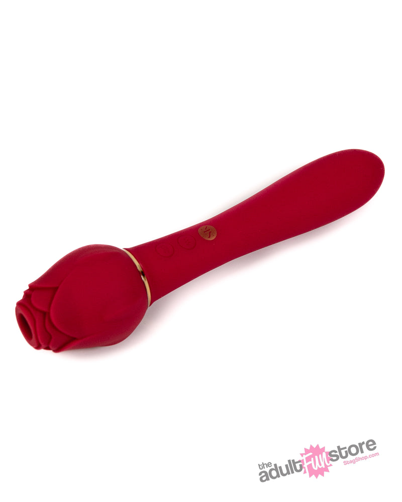 X-Gen - Secret Kisses - Rosegasm Twosome Dual Ended Vibrator - Red - Stag Shop