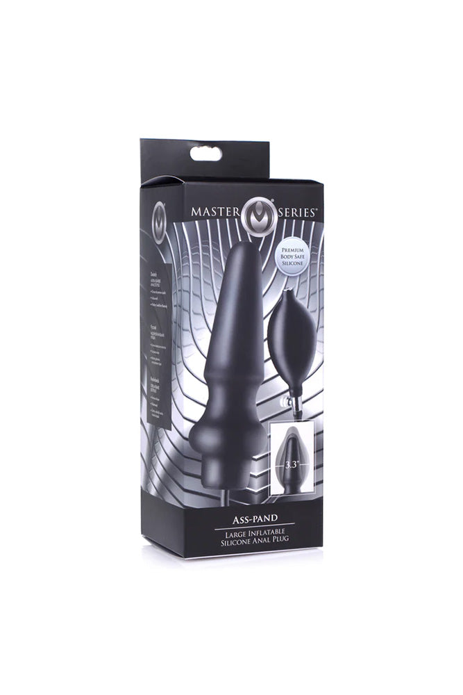 XR Brands - Ass-Pand - Inflatable Silicone Anal Plug - Large - Stag Shop