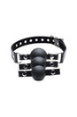 XR Brands - Strict - Interchangeable Silicone Ball Gag Set - Black - Stag Shop