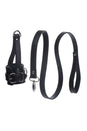 XR Brands - Strict -  Ball Stretcher With Leash - Black - Stag Shop