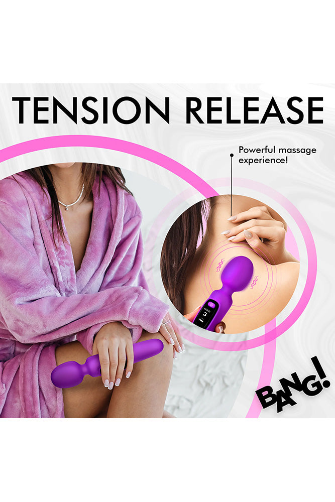 XR Brands - BANG - Digital Silicone Wand Vibrator - Stag Shop