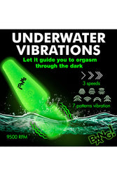 XR Brands - BANG - 10X Glow-in-the-Dark Mini Wand Vibrator - Stag Shop