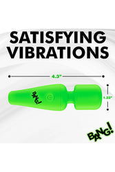XR Brands - BANG - 10X Glow-in-the-Dark Mini Wand Vibrator - Stag Shop
