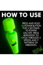 XR Brands - BANG - 10X Glow-in-the-Dark Mini Wand Vibrator - Stag Shop