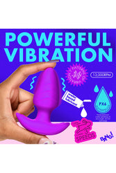 XR Brands - BANG - Rotating & Vibrating Silicone Butt Plug with Remote - Stag Shop