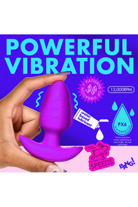 Thumbnail for XR Brands - BANG - Rotating & Vibrating Silicone Butt Plug with Remote - Stag Shop