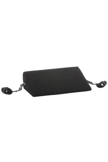 XR Brands - Bedroom Bliss - Bondage Cushion Position Aid with Restraints - Black - Stag Shop