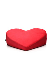 XR Brands - Bedroom Bliss - Love Pillow Heart Position Aid - Red - Stag Shop