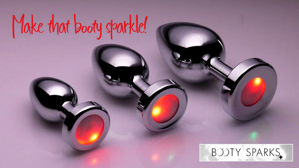 XR Brands - Booty Sparks - Small Light Up Anal Plug | Stag Shop