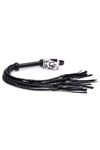 Thumbnail for XR Brands - Strict - 8 Tail Braided Flogger - Black