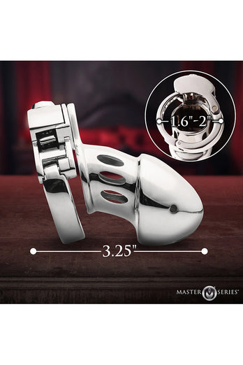 XR Brands - Master Series - Cock Cuff Snap-On Chastity Cage - Stag Shop