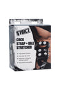 XR Brands - Strict - Cock Strap and Ball Stretcher - Black - Stag Shop