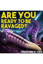 XR Brands - Creature Cocks - Astropus Tentacle Silicone Dildo - Multicolour - Stag Shop