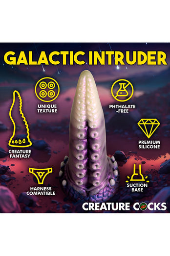 XR Brands - Creature Cocks - Astropus Tentacle Silicone Dildo - Multicolour - Stag Shop