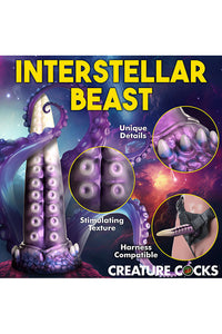 Thumbnail for XR Brands - Creature Cocks - Astropus Tentacle Silicone Dildo - Multicolour