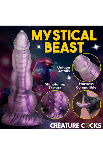 XR Brands - Creature Cocks - Celestial Cock Silicone Dildo - Multicolour - Stag Shop