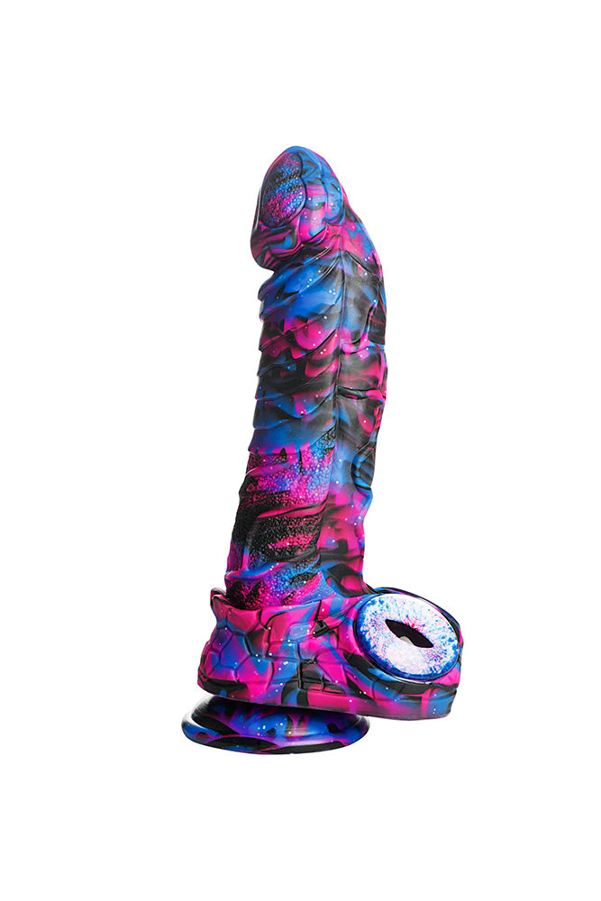XR Brands - Creature Cocks - Alienoid Silicone Dildo - Multicolor - Stag Shop