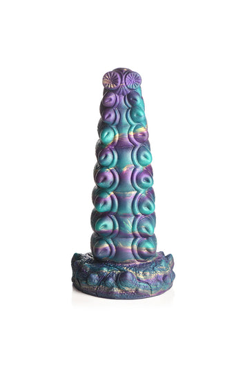 XR Brands - Creature Cocks - Chrysalis Silicone Dildo - Multicolour - Stag Shop