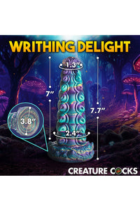 Thumbnail for XR Brands - Creature Cocks - Chrysalis Silicone Dildo - Multicolour