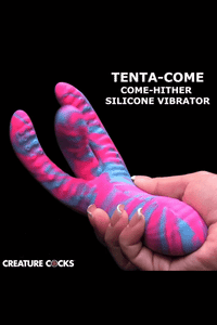 Thumbnail for XR Brands - Creature Cocks - Tenta-Come Come-Hither Tentacle Vibrator - Stag Shop